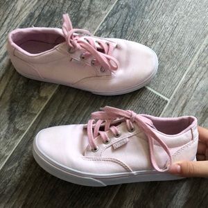Brand new light pink kids Vans sneakers